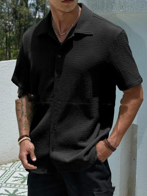 Jay Casual Shirt Men – Modern Short Shirt for Summer, Holidays & Daily Use