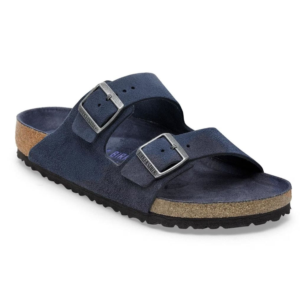Arizona Soft Footbed Suede Leather Sandaler | Dämpad Komfort för Vardag