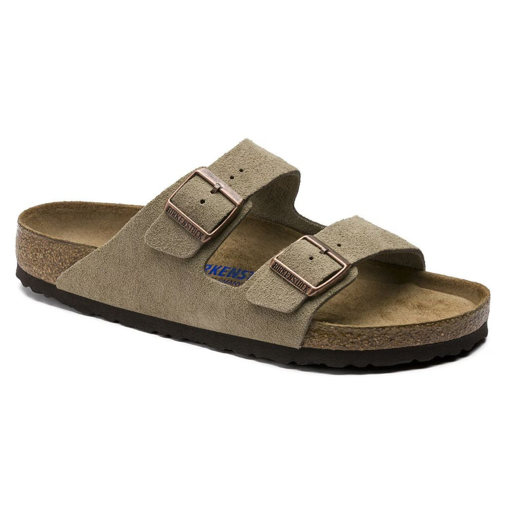 Arizona Soft Footbed Suede Leather Sandaler | Dämpad Komfort för Vardag