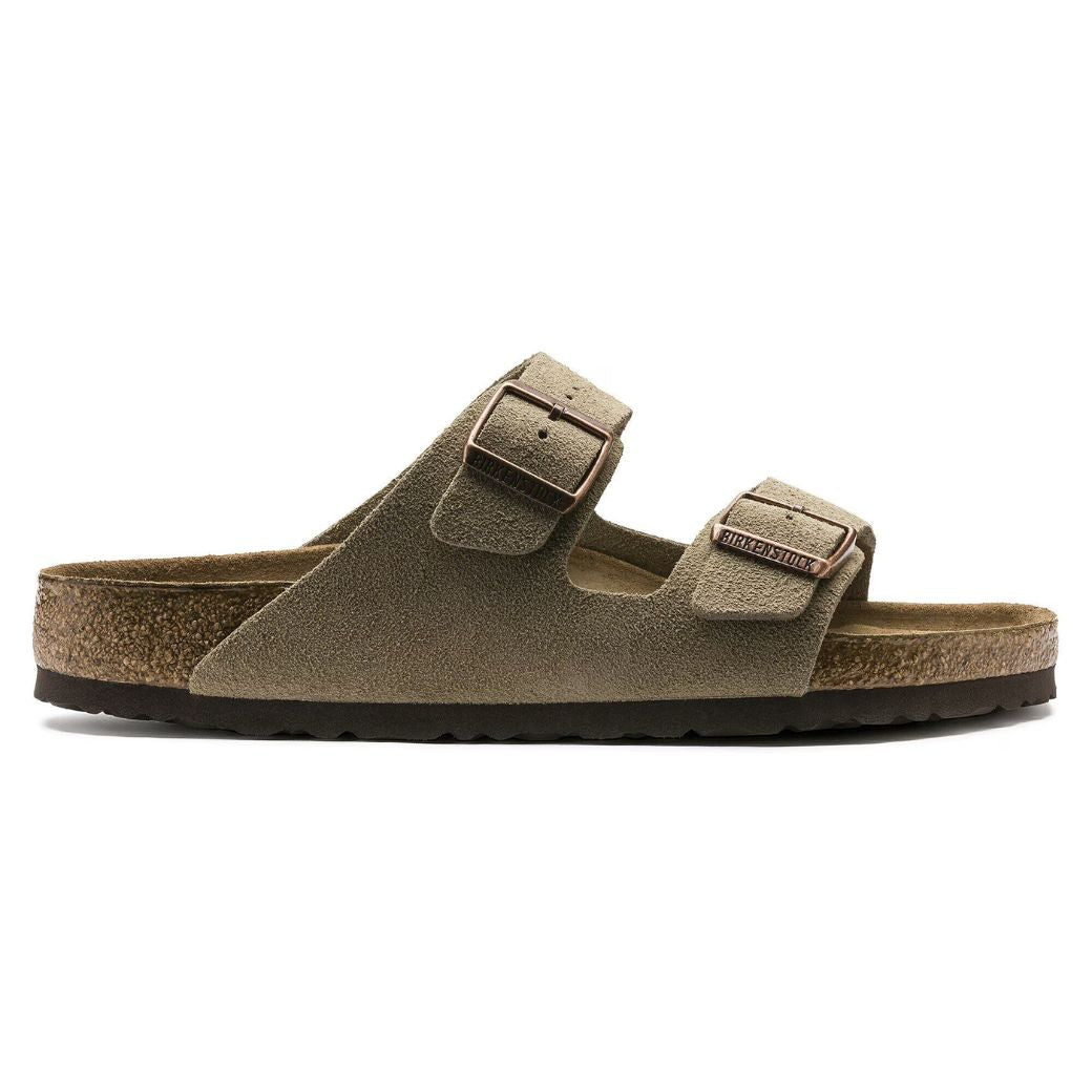 Arizona Soft Footbed Suede Leather Sandaler | Dämpad Komfort för Vardag