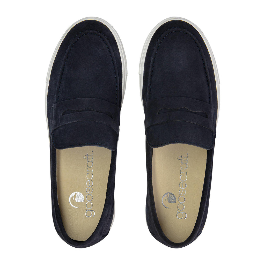 Goosecraft Donkerblauwe Loafers - Bovenaanzicht