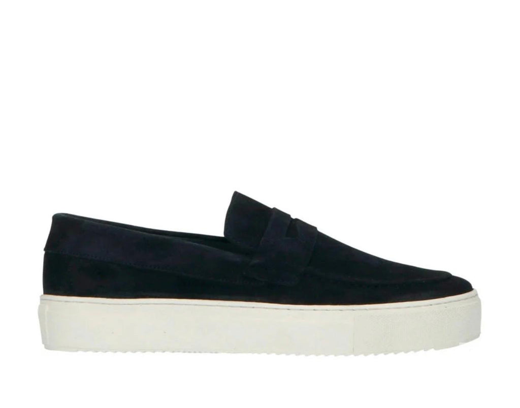 Goosecraft Donkerblauwe Loafers - Hieldetail