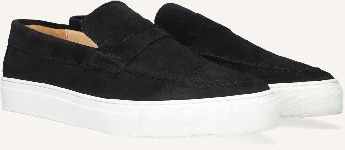 Goosecraft Zwarte Loafers - Zijaanzicht