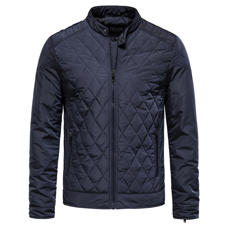 Emman Quilted Jacket Navy Blue – Light and Elegant for Men