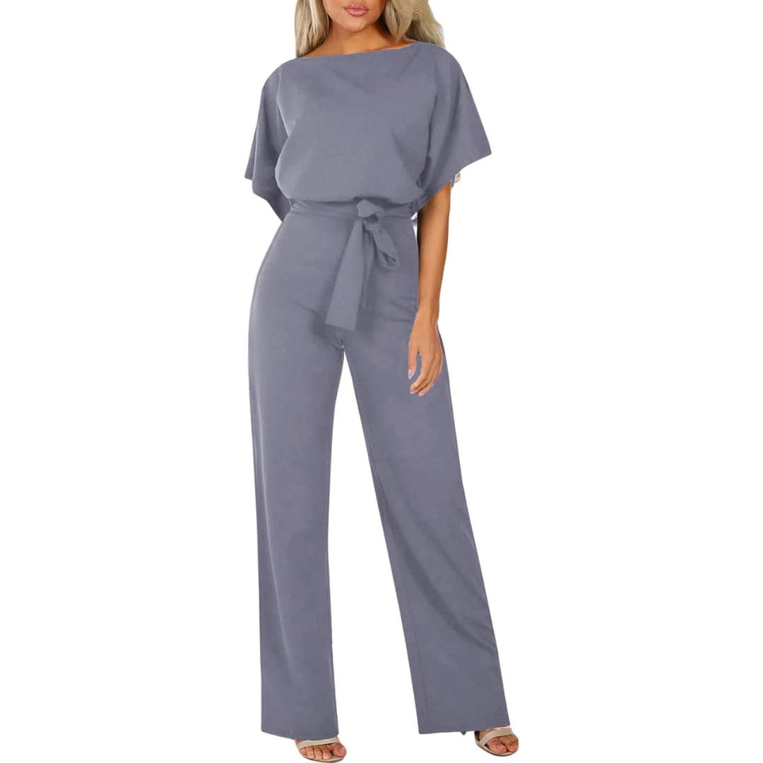 Sophia Jumpsuit Dam – Minimalistisk Jumpsuit med Elegant Skärning & Optimal Komfort