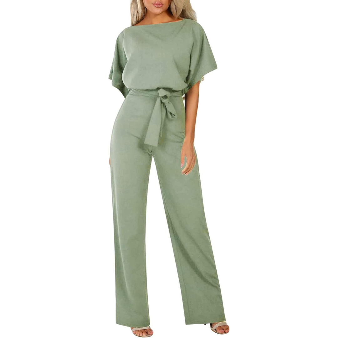 Sophia Jumpsuit Dam – Minimalistisk Jumpsuit med Elegant Skärning & Optimal Komfort