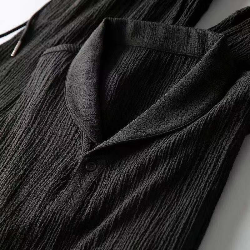 Ryan Sommarset Herr – Premium Andningsbart Linne & Lätt Stil för Heta Dagar