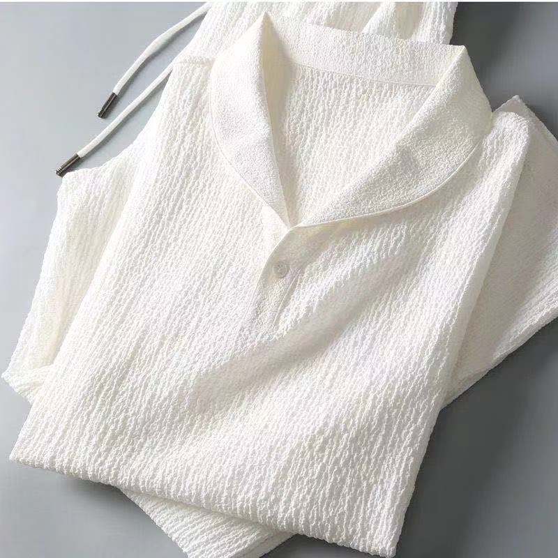 Ryan Sommarset Herr – Premium Andningsbart Linne & Lätt Stil för Heta Dagar