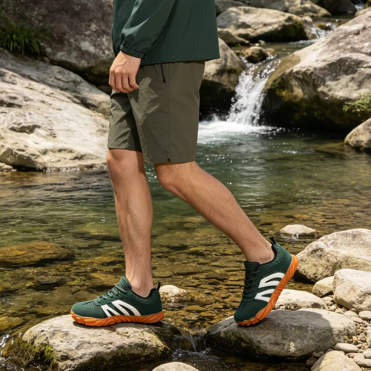 Arvid vita sneakers med snörning – detaljbild