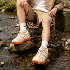 Arvid kakifärgade sneakers för promenader och fritid