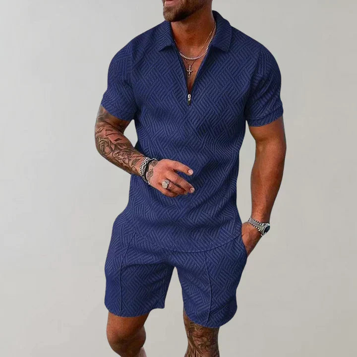 Men's Summer Set Oliver – Breathable Cotton and Linen, Lightweight and Elegant Comfort