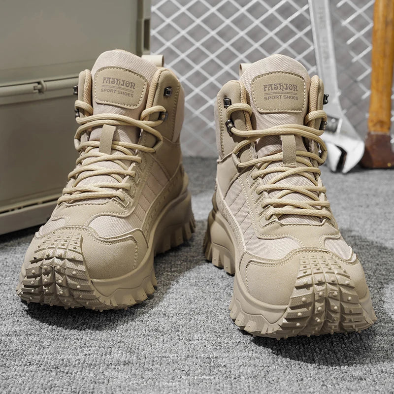 Axel beige ortopediska sneakers för herrar – lättviktig konstruktion