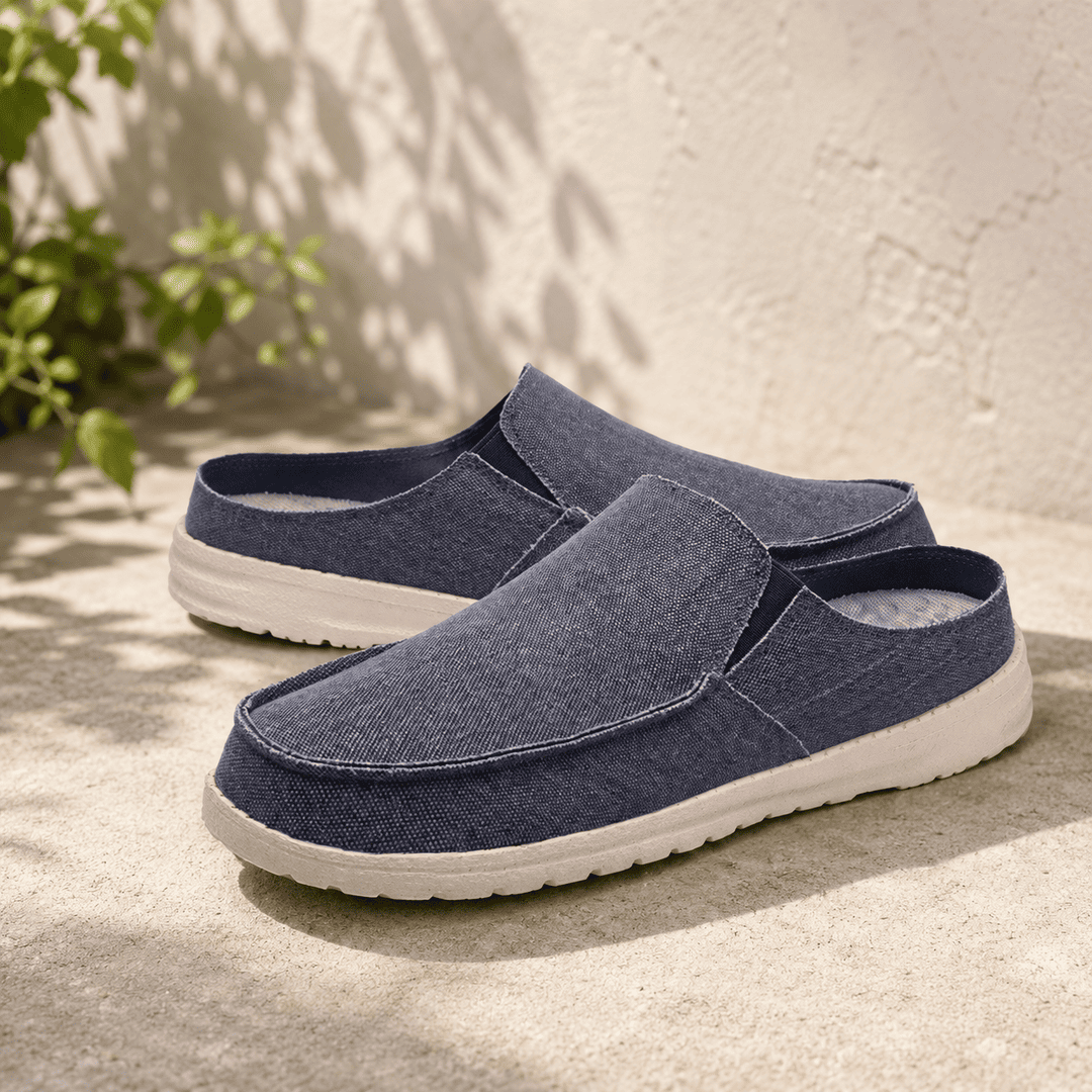Drifto slip-on sneakers i grå – flexibel passform för aktiv vardag