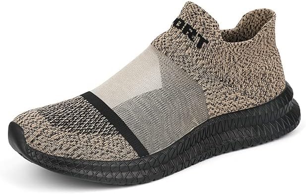 Lenaro herrsneakers khaki – lätta och bekväma för dagligt bruk