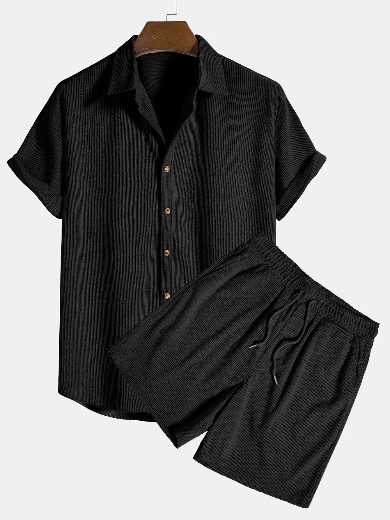 Men's Polo and Shorts Set Kareem – Breathable Fabric, Slim Fit & Summer Comfort