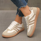 Nora ortopediska sneakers för dam i off-white färg, sidovy