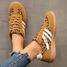 Ortopediska damsneakers Nora brun – idealiska för plantar fasciit