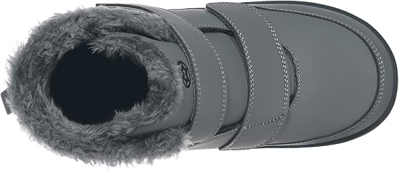 Sidovy av Nordvik vinter ankelboots i marinblå färg