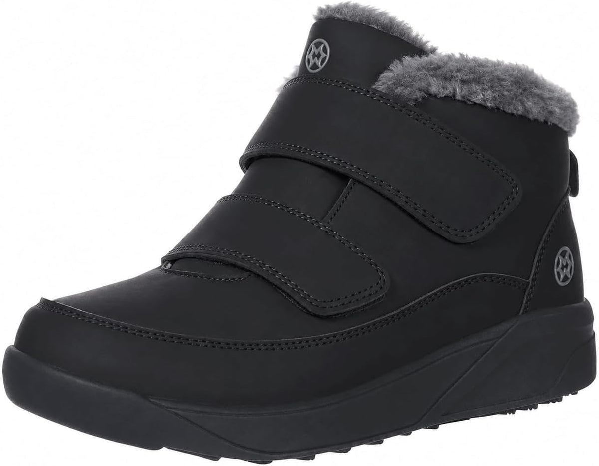 Par Nordvik herr ankelboots uppradade på vinterunderlag