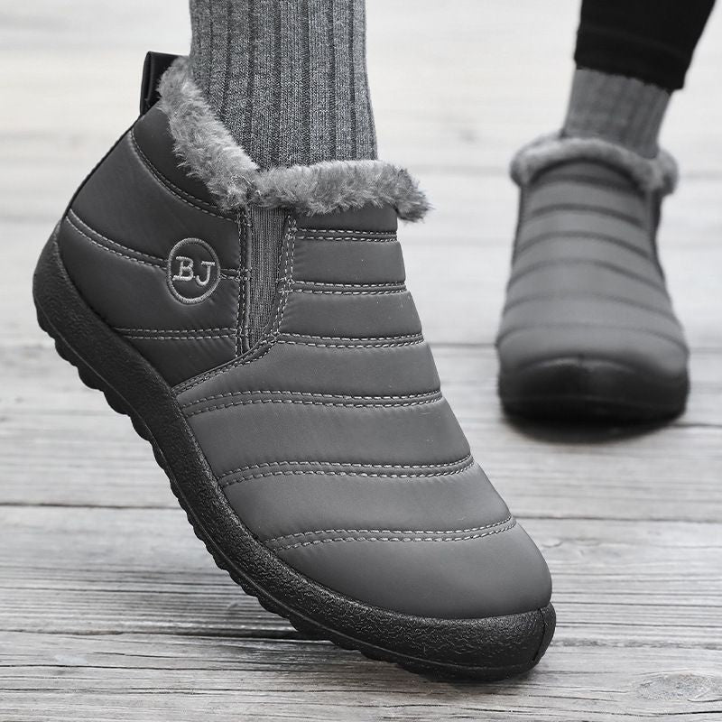 Gröna dam vinterboots med vattentätt skydd mot snö och fukt