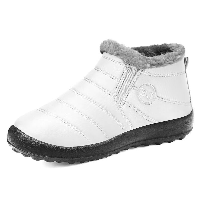 Grå vinterboots dam med vattentätt yttre material