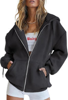 Storleksjämförelse S till XL Virelle dam oversized hoodie