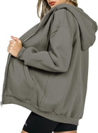 Svart Virelle oversized hoodie med rymliga framsidsfickor