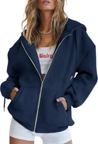 Mörkgrå dam oversized hoodie i avslappnad oversize-silhuett